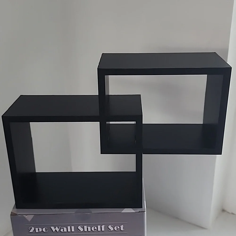 Small wall shelf set. Create extra storage space includes mounting hardware